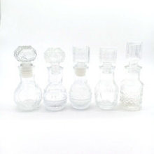 Glass Whisky Liquor Alcohol Spirits Wine Bottles with Glass Lid